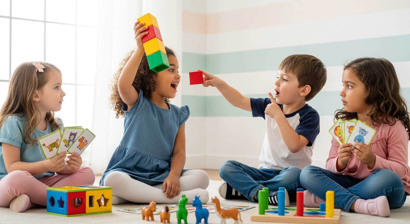 15 tolle Spielzeuge zur Förderung der Sprachentwicklung bei Sprachverzögerung Titelbild