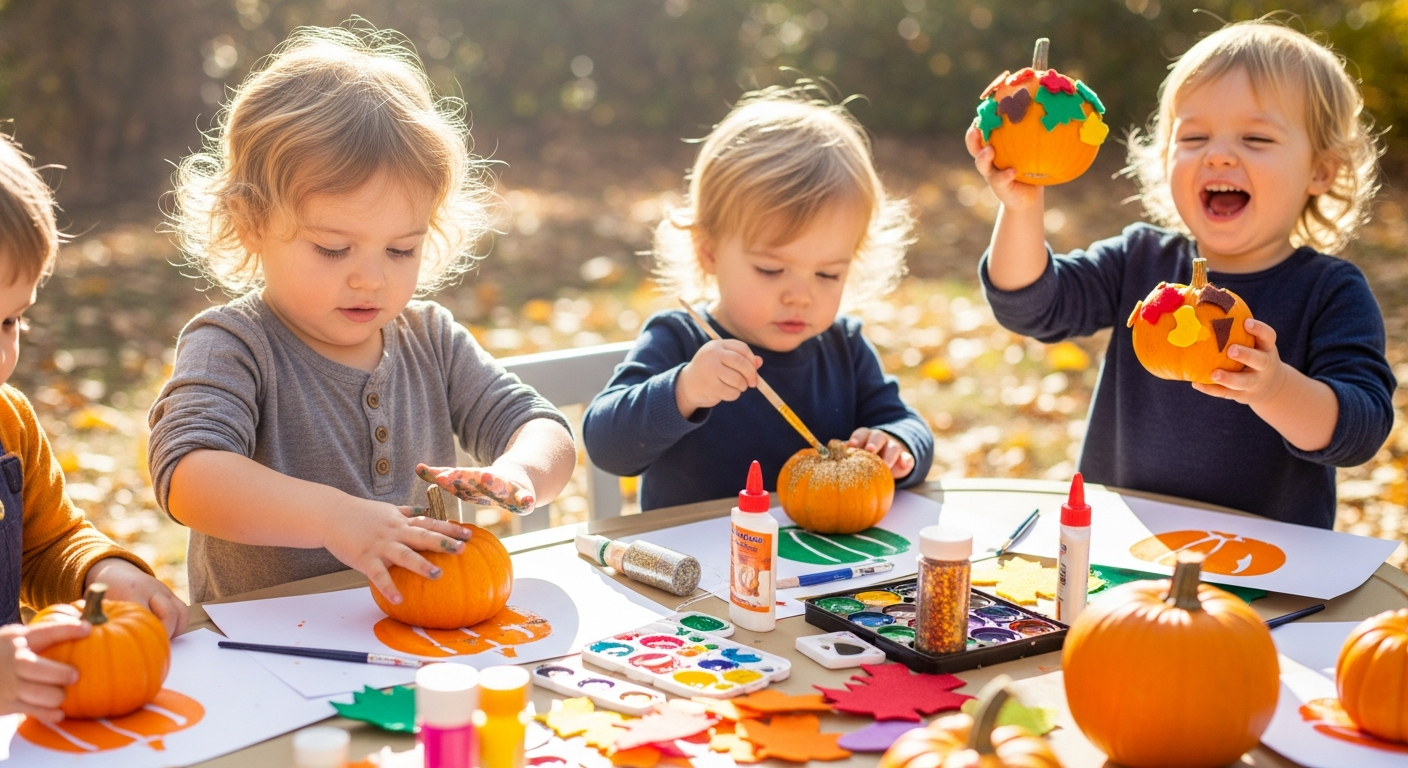 Creative Toddler Pumpkin Art Activity Ideas for Fall cover image