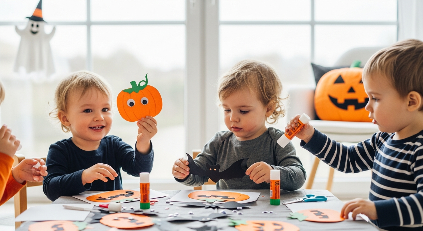 Spooky Fun: 25 Toddler Halloween Crafts for 3 Year Olds cover image