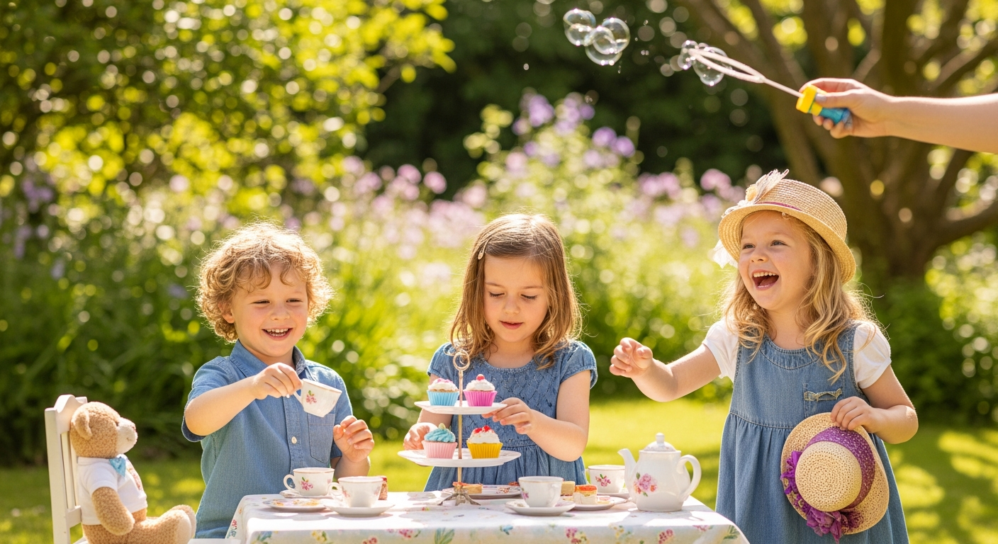 Delightful Tea Party Games for Kids cover image