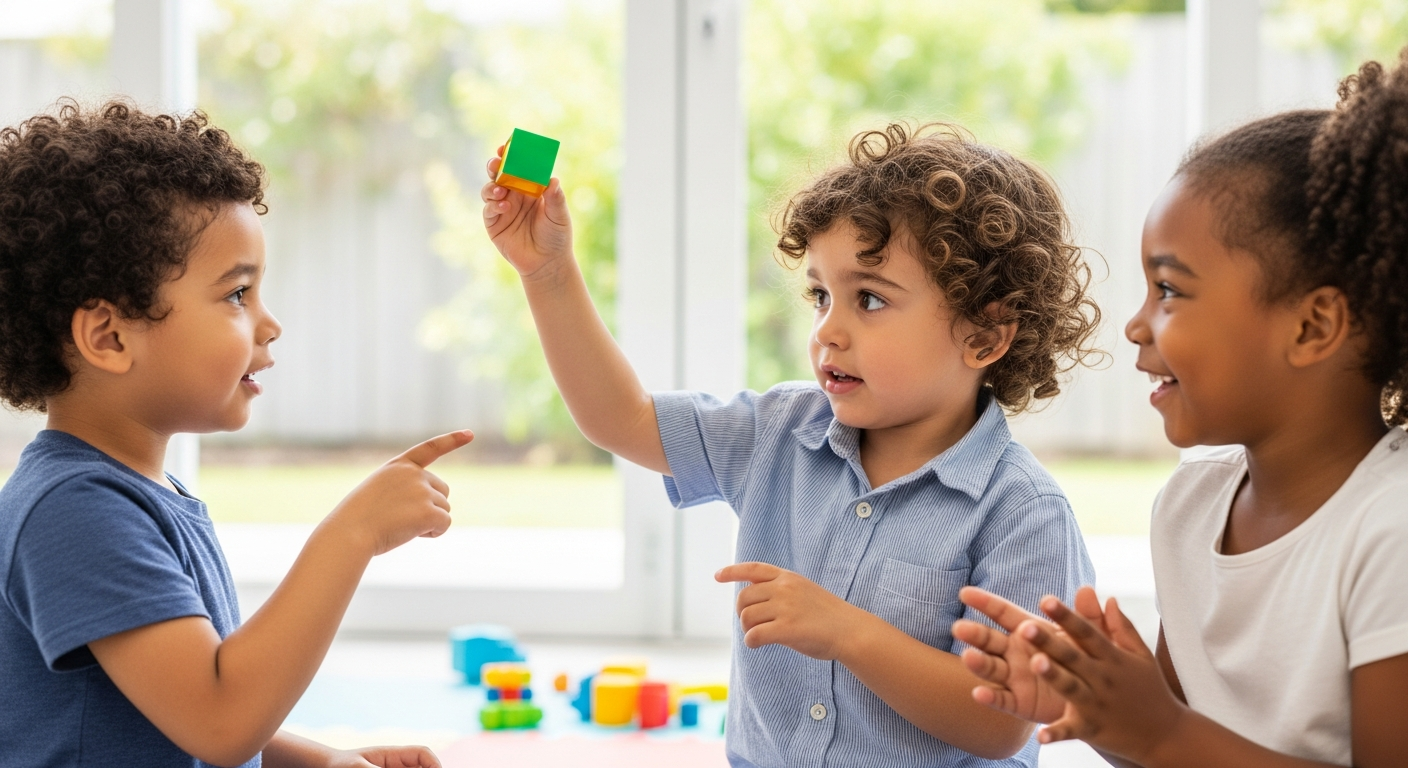 Verursachen Impfungen Sprachverzögerungen? Titelbild mit Fakten für Eltern
