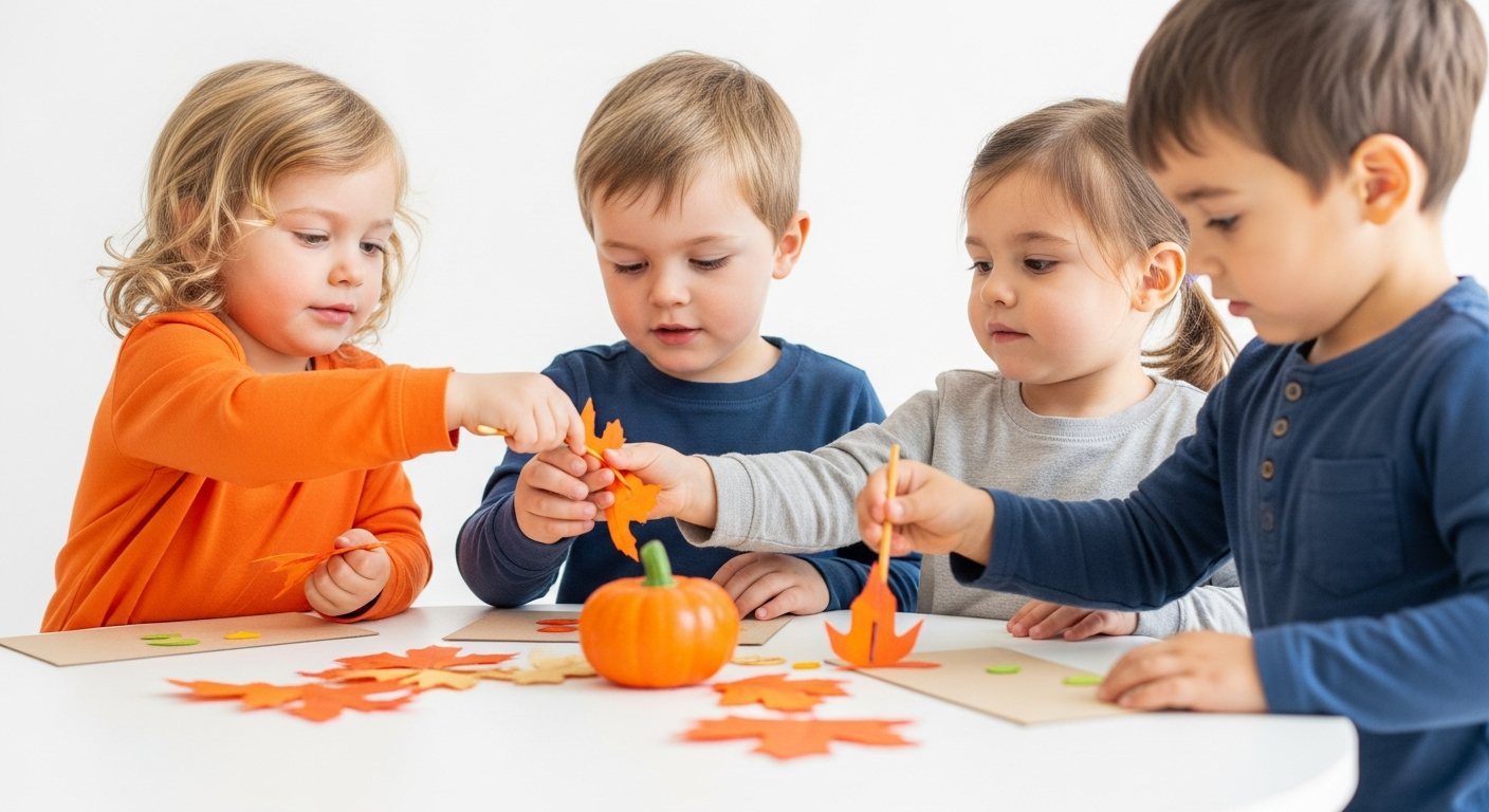 Creative Toddler Fall Art Crafts for Seasonal Fun cover image