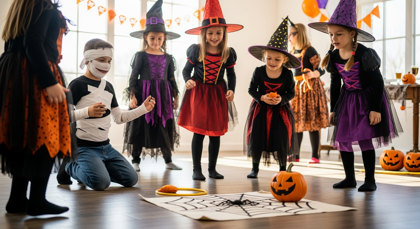 Spooktacular Fun: Engaging Games for Kids to Play at a Halloween Party cover image