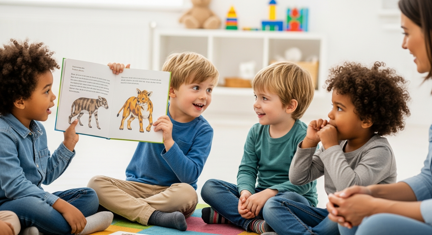 Entendiendo el retraso del habla por edad: Imagen de portada de hitos y apoyo