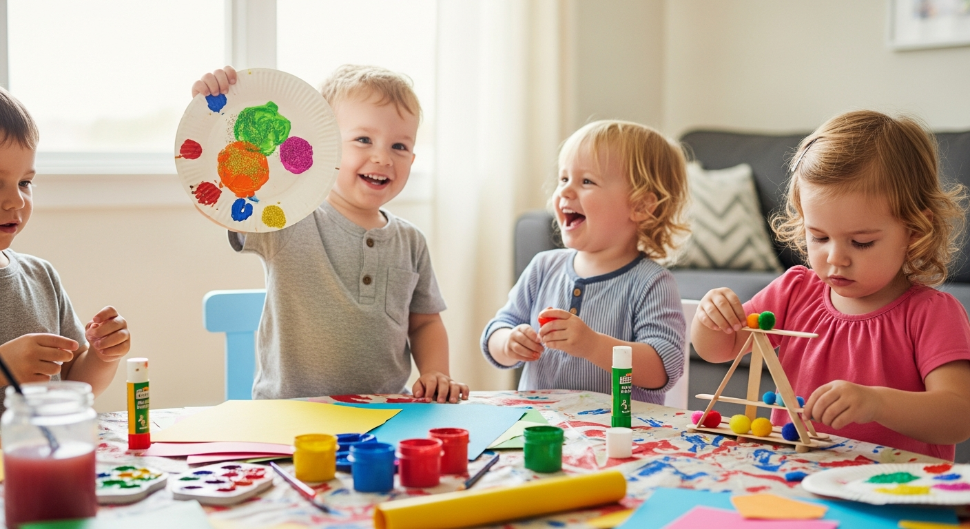 Creative Toddler Summer Craft Ideas for Home cover image