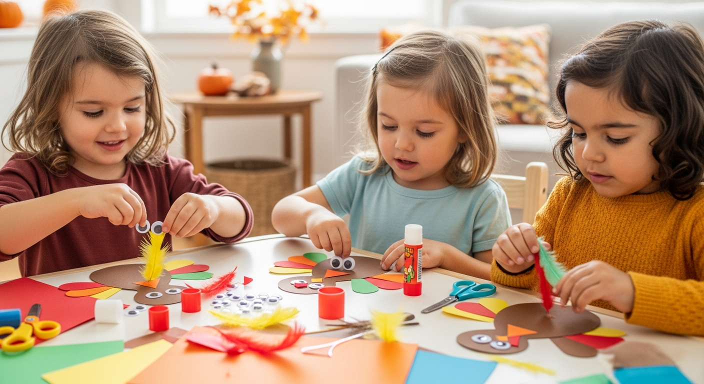 Fun and Educational Toddler Turkey Craft Ideas for Thanksgiving cover image
