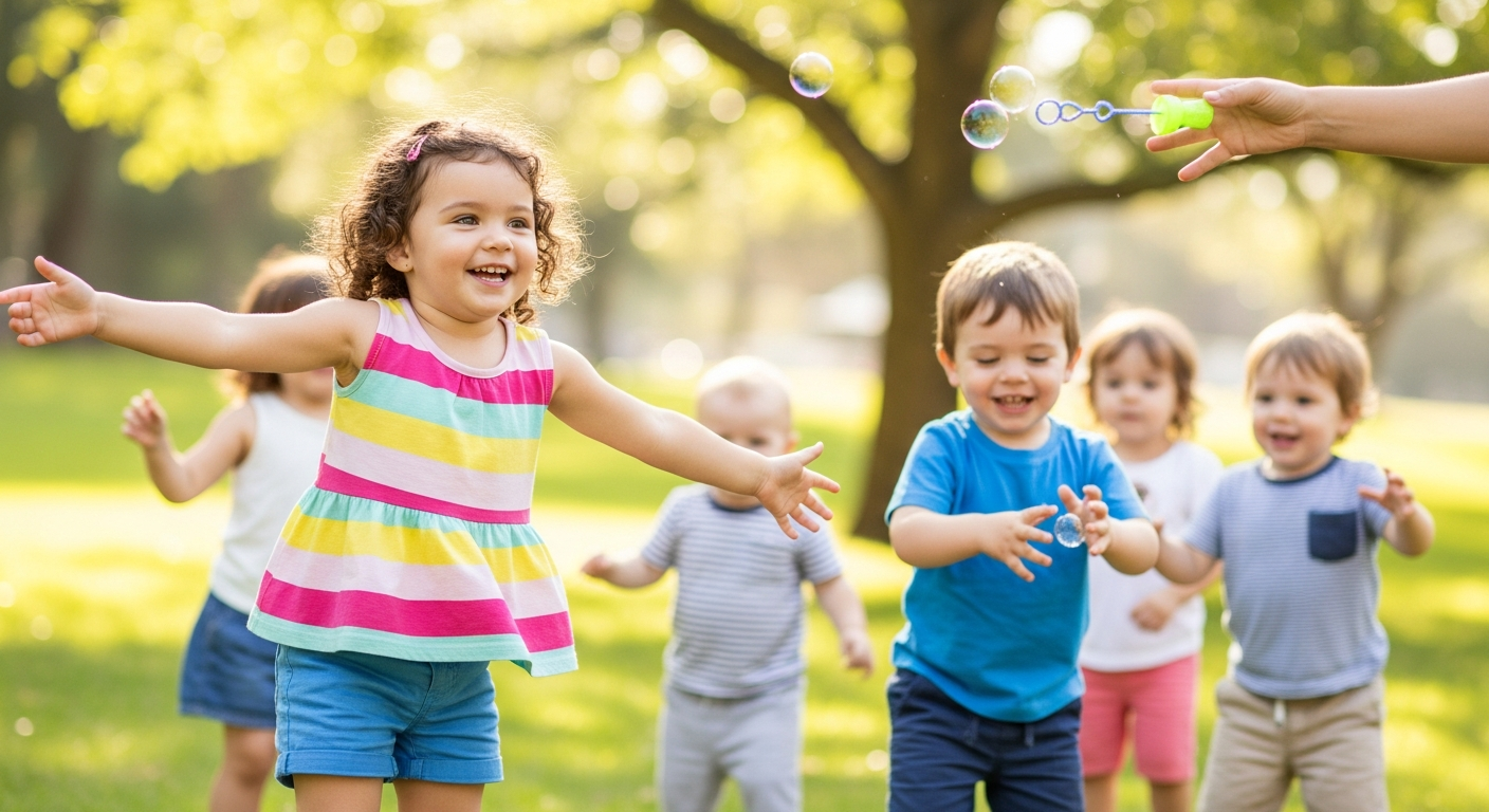 Imagen de portada de 15 Actividades sociales divertidas para niños pequeños para aumentar la confianza
