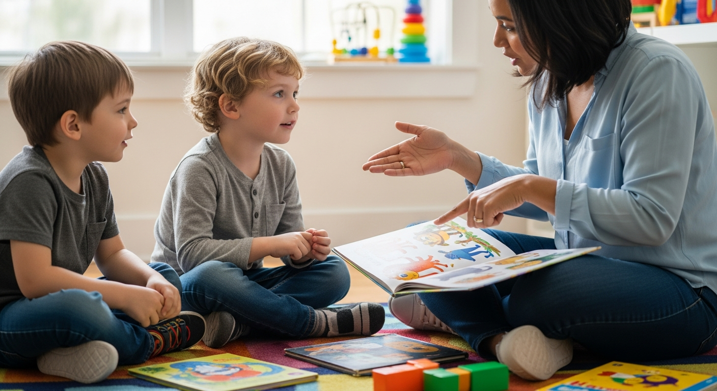 Imagen de portada de Criar a un niño de 4 años con retraso en el habla: Una guía útil