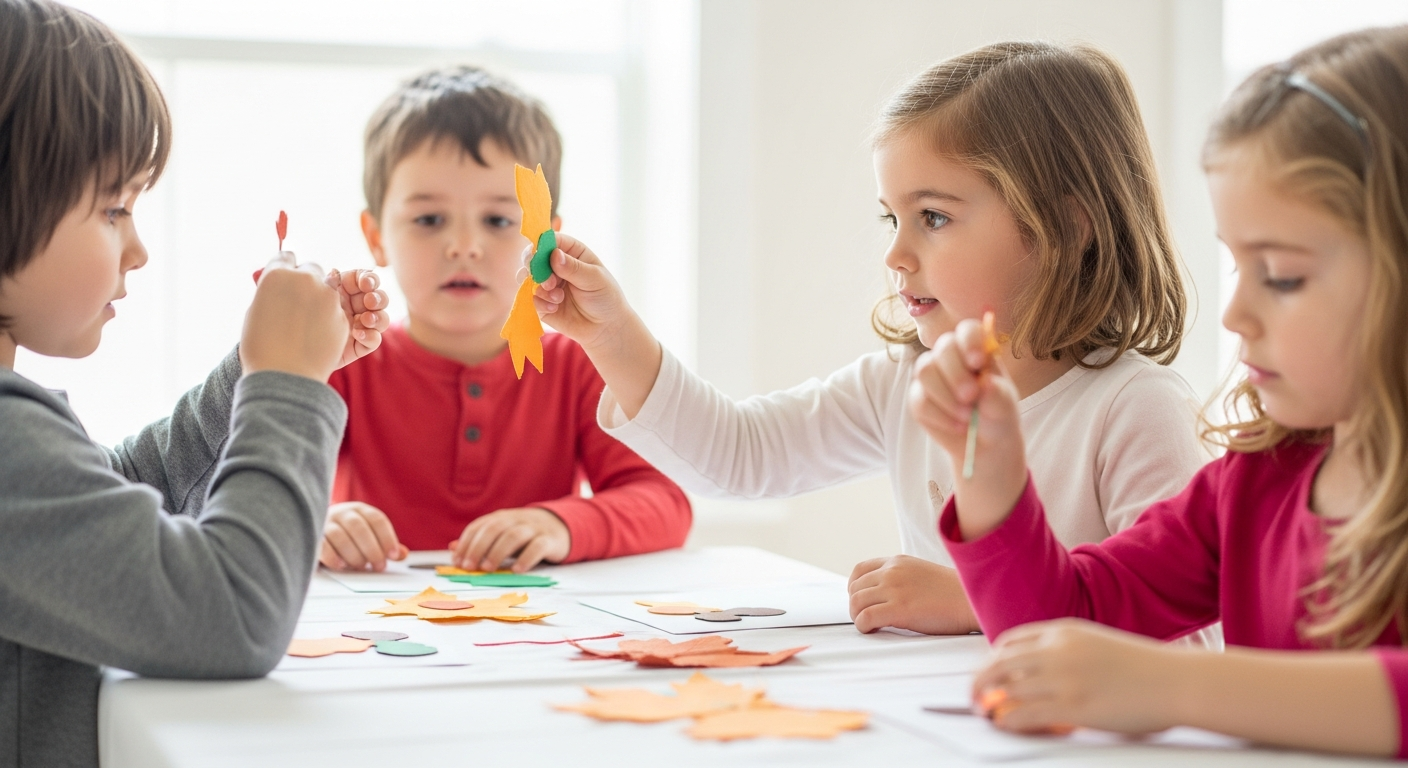 Imagen de portada de Manualidades divertidas y fáciles de Acción de Gracias para niños