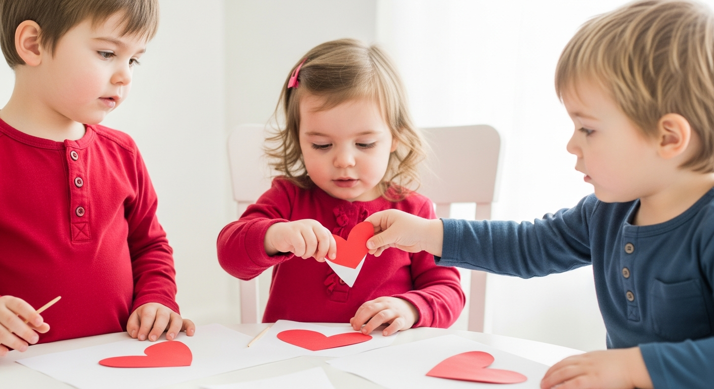 Creative Valentine Toddler Crafts for 2 Year Olds cover image