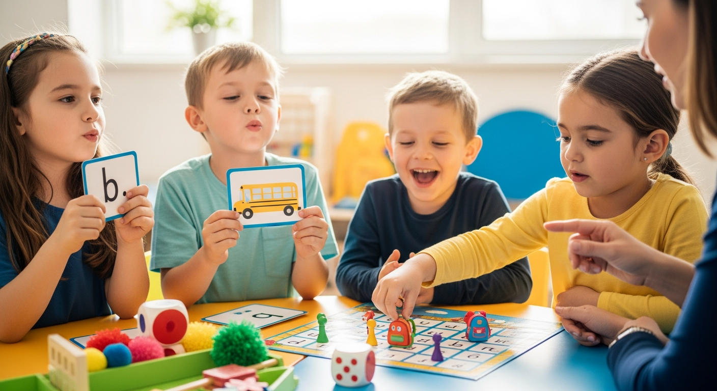 Fun Back to School Speech Therapy Activities for Kids cover image