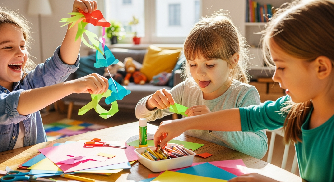 Easy January Crafts for Kids: Spark Creativity, Connect, and Grow cover image