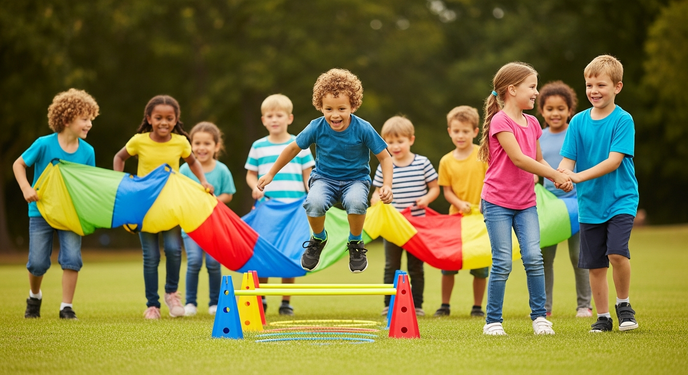Energizing Fun PE Activities for Kids: Move, Grow, Connect cover image