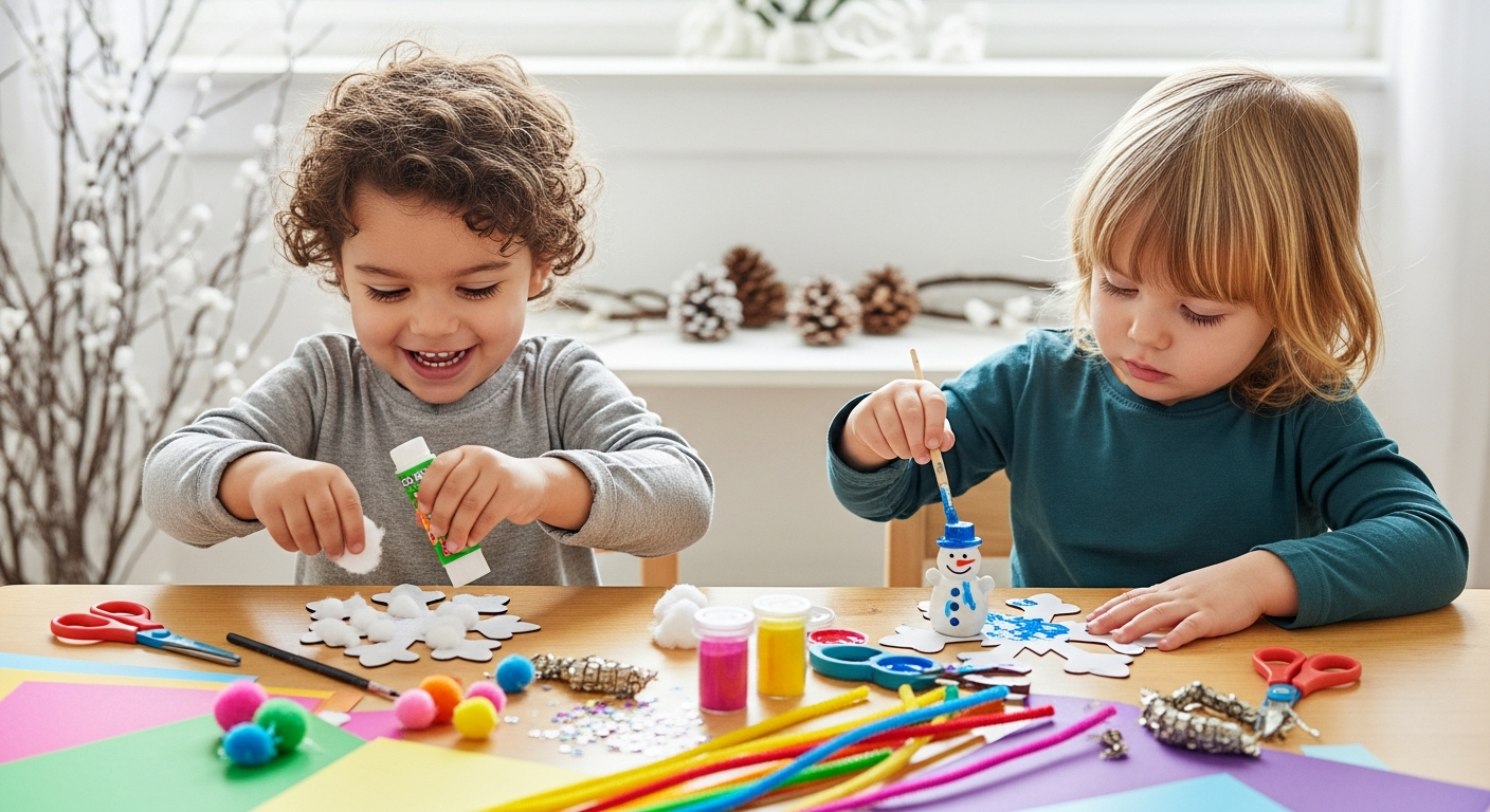 25+ Fun and Easy Toddler Winter Craft Ideas for Home cover image