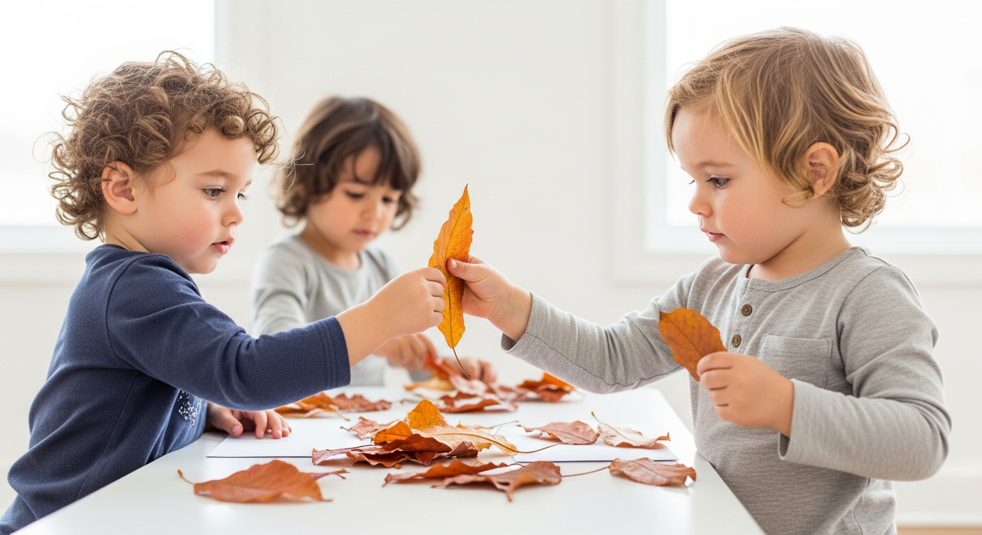 12 Creative Toddler Crafts With Leaves for Fall Play cover image