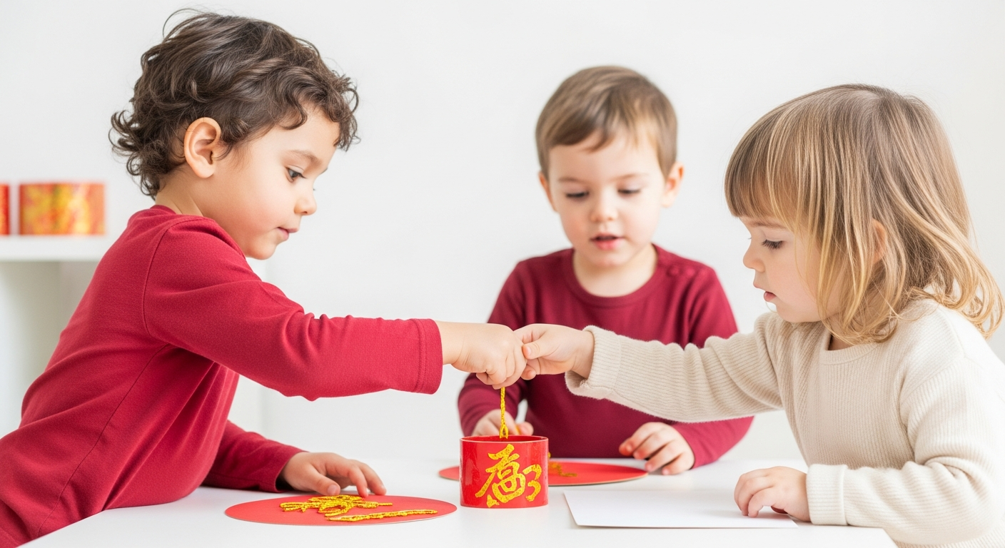 Titelbild: Spielerische und lehrreiche Aktivitäten zum chinesischen Neujahr für Kleinkinder