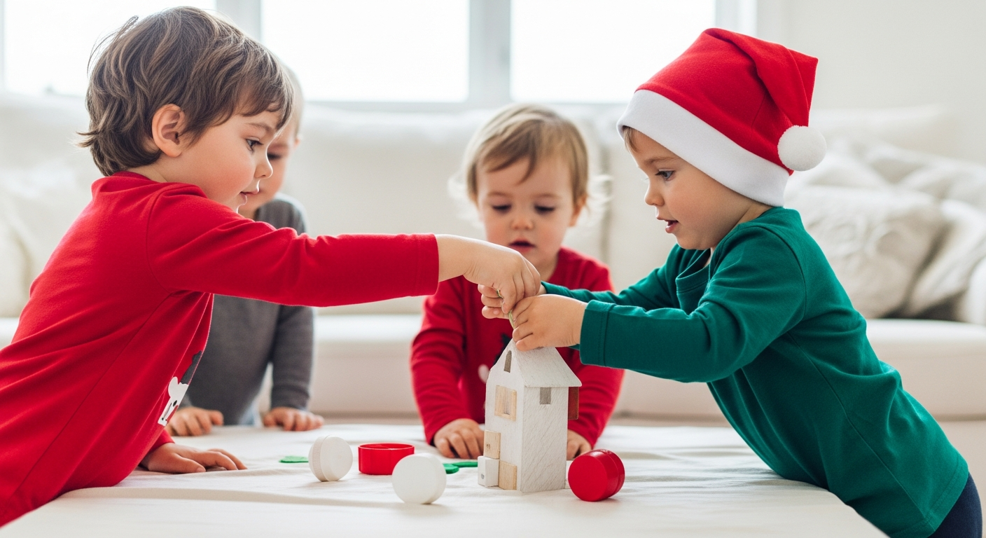 Festive Toddler Christmas Activities at Home for Families cover image