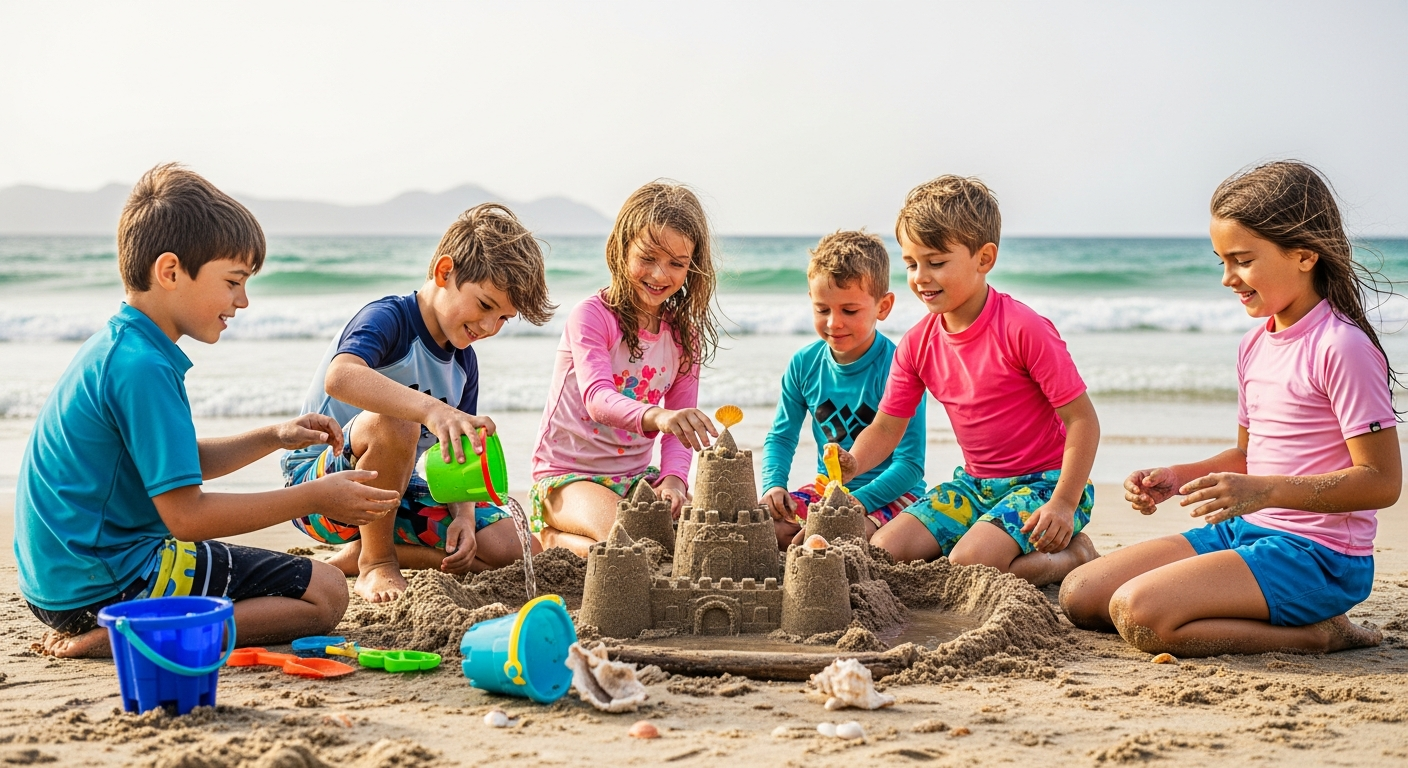 Fun Beach Activities for Kids: Play, Learn, Connect cover image