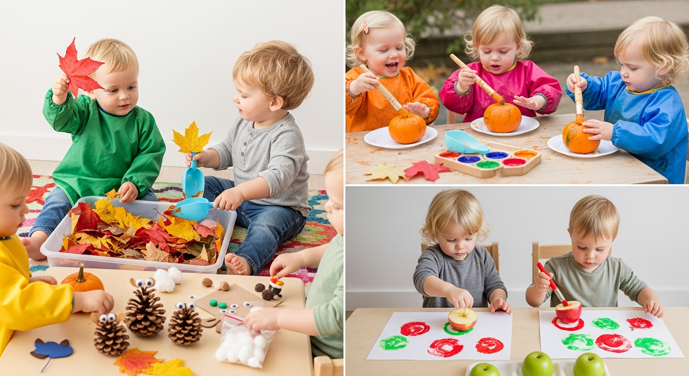 12 Fun Fall Toddler Crafts for Speech and Development cover image