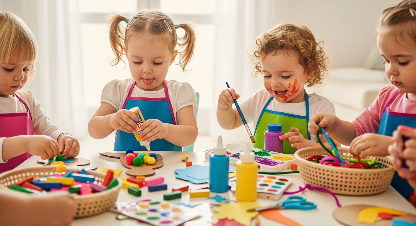 Creative Gifts for Toddler Girls Arts and Crafts cover image