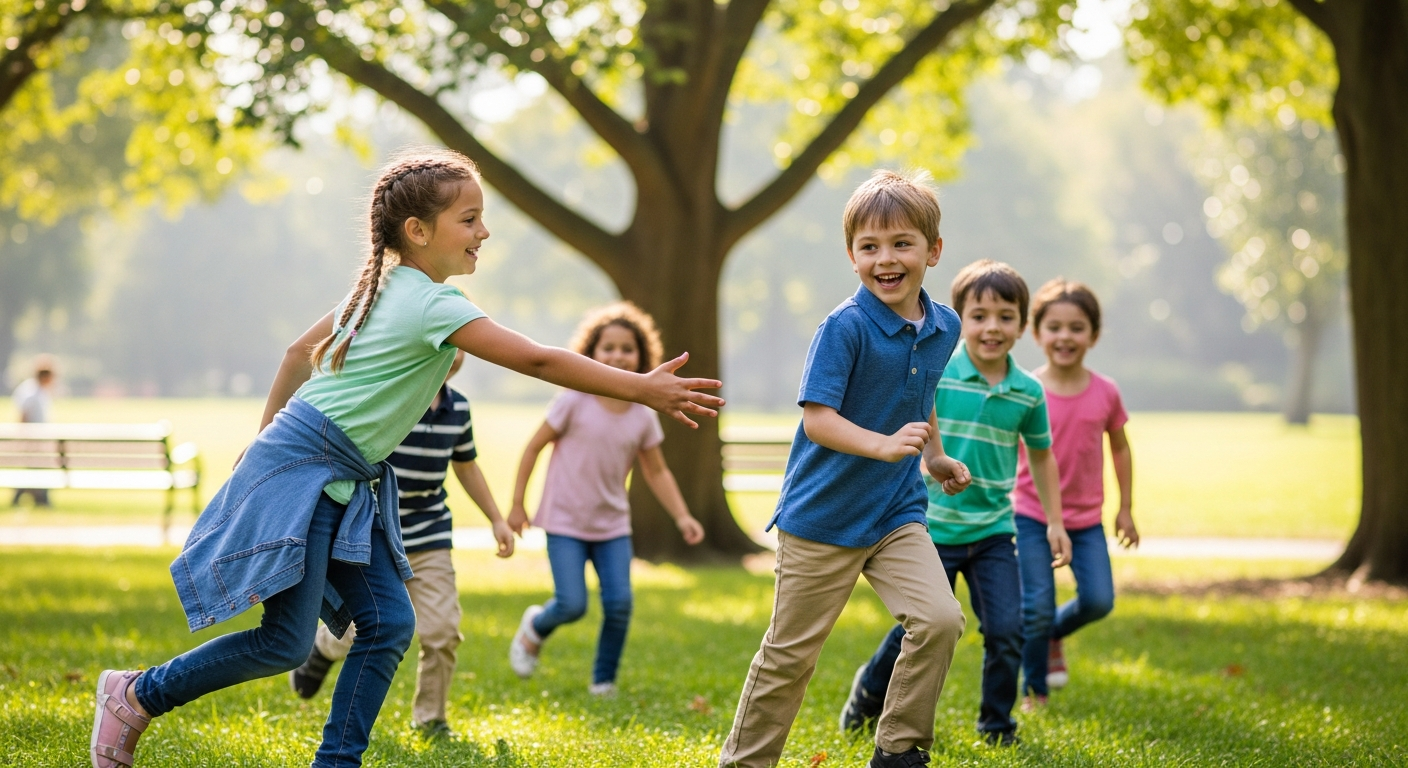 Fun Outdoor Games for Kids: Play, Learn, and Connect cover image