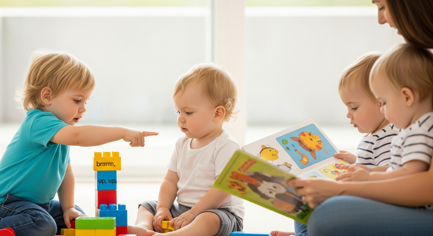 Imagen de portada de Identificación de ejemplos de retraso del habla en niños pequeños