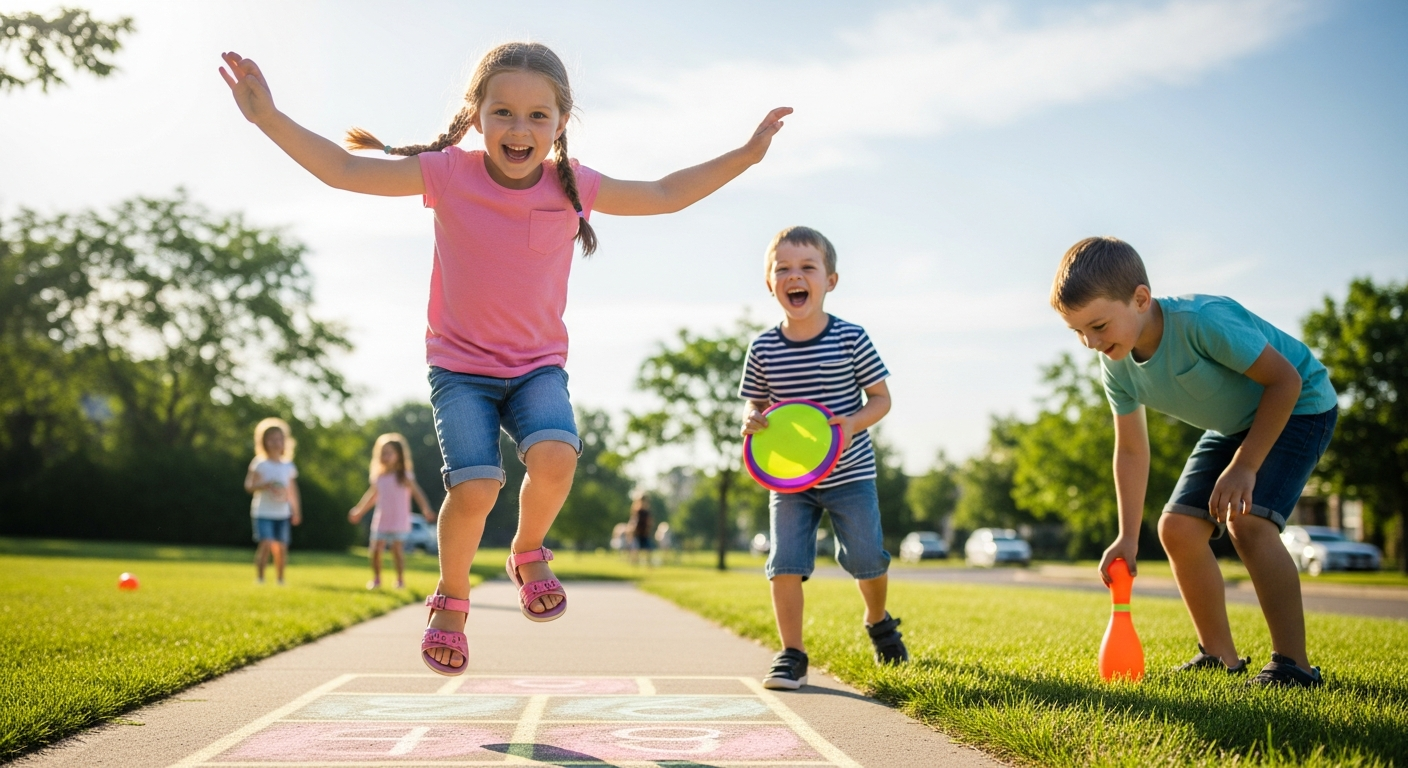 Endless Joy: Fun Games to Play Outside for Kids cover image