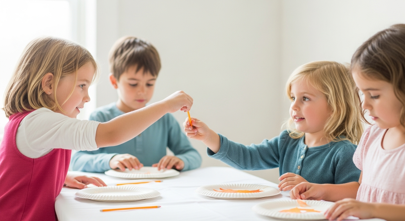 Imagen de portada de Divertidas manualidades de otoño con platos de papel para niños