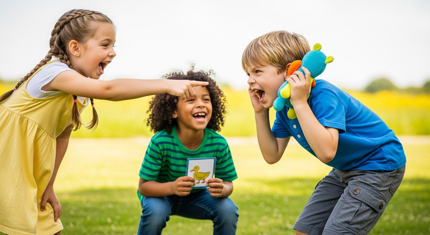 Joyful Kids' Game Ideas for Speech and Fun cover image
