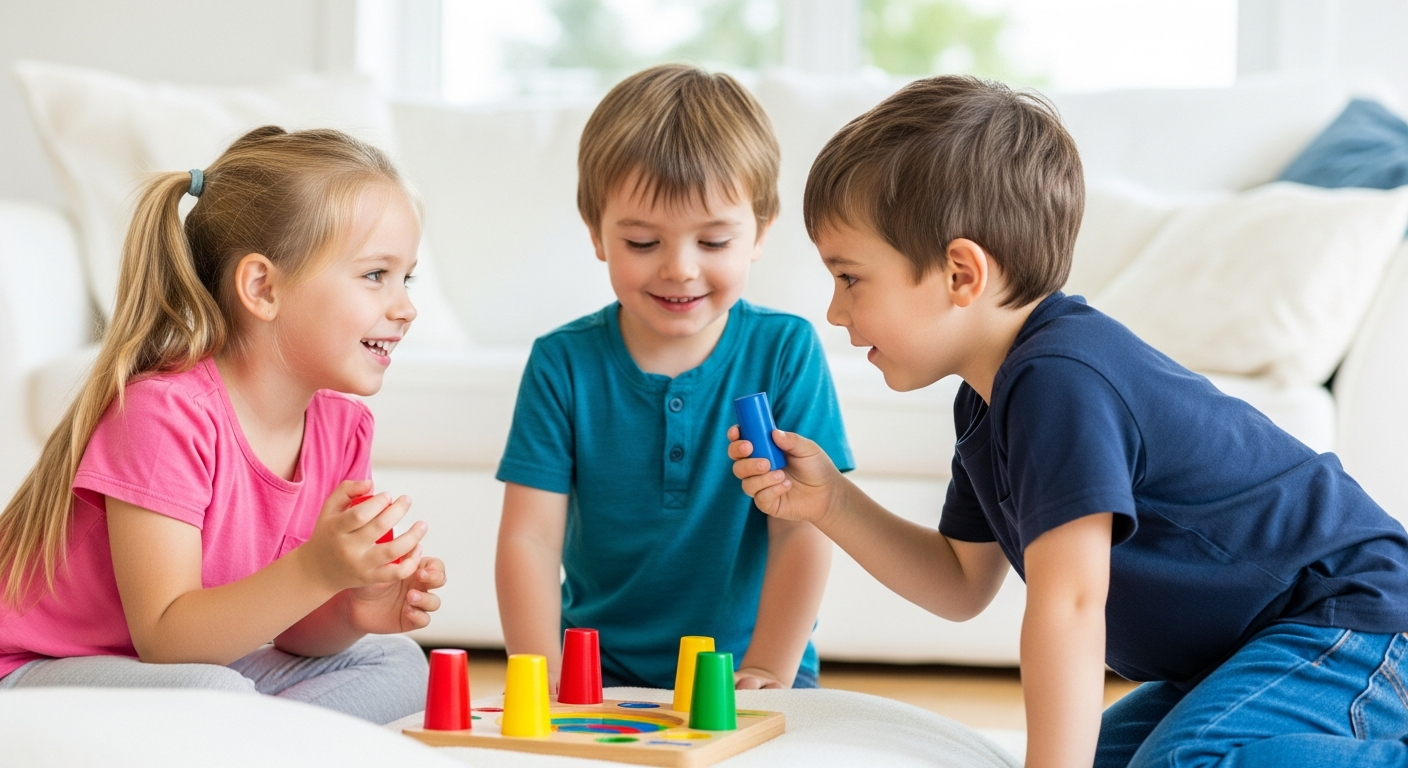 Kids' Fun Games at Home: Boost Skills, Speech & Smiles cover image