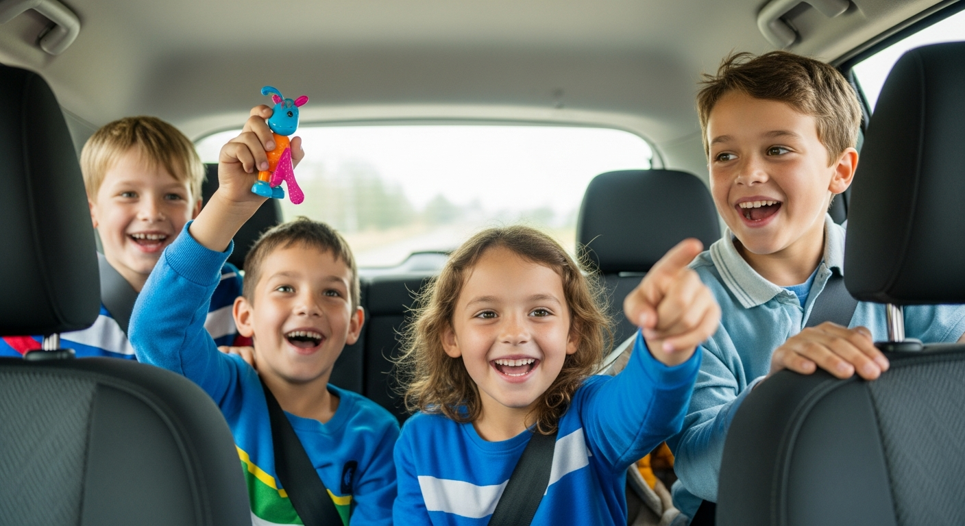 Joyful Journeys: Fun Car Ride Games for Kids cover image