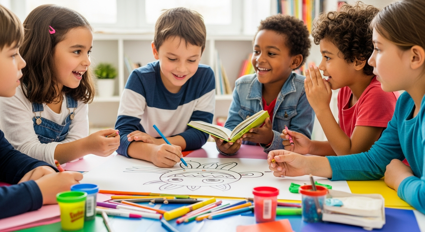 Portada de Despierta la imaginación: Divertidas actividades de escritura para niños