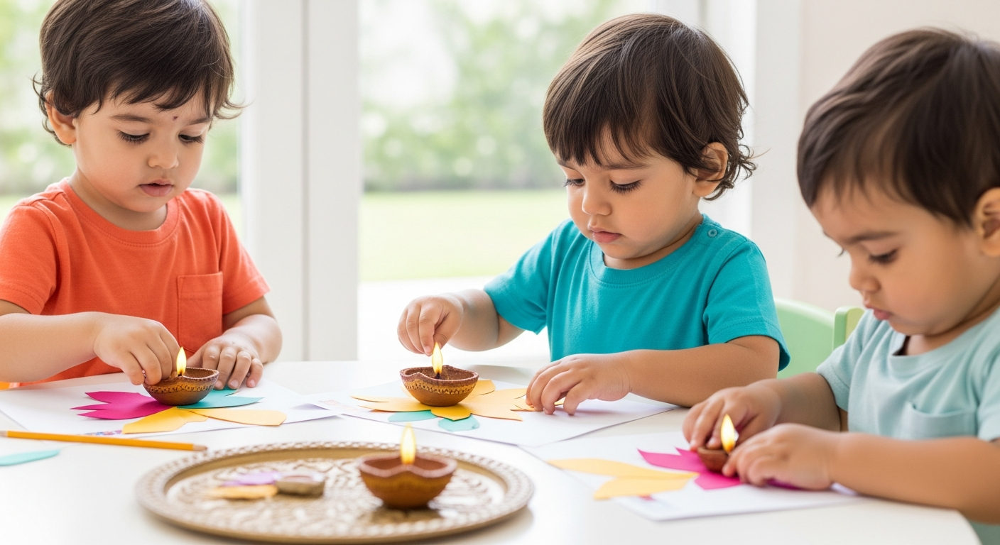 Creative Diwali Toddler Craft Ideas for Festive Learning and Language Growth cover image