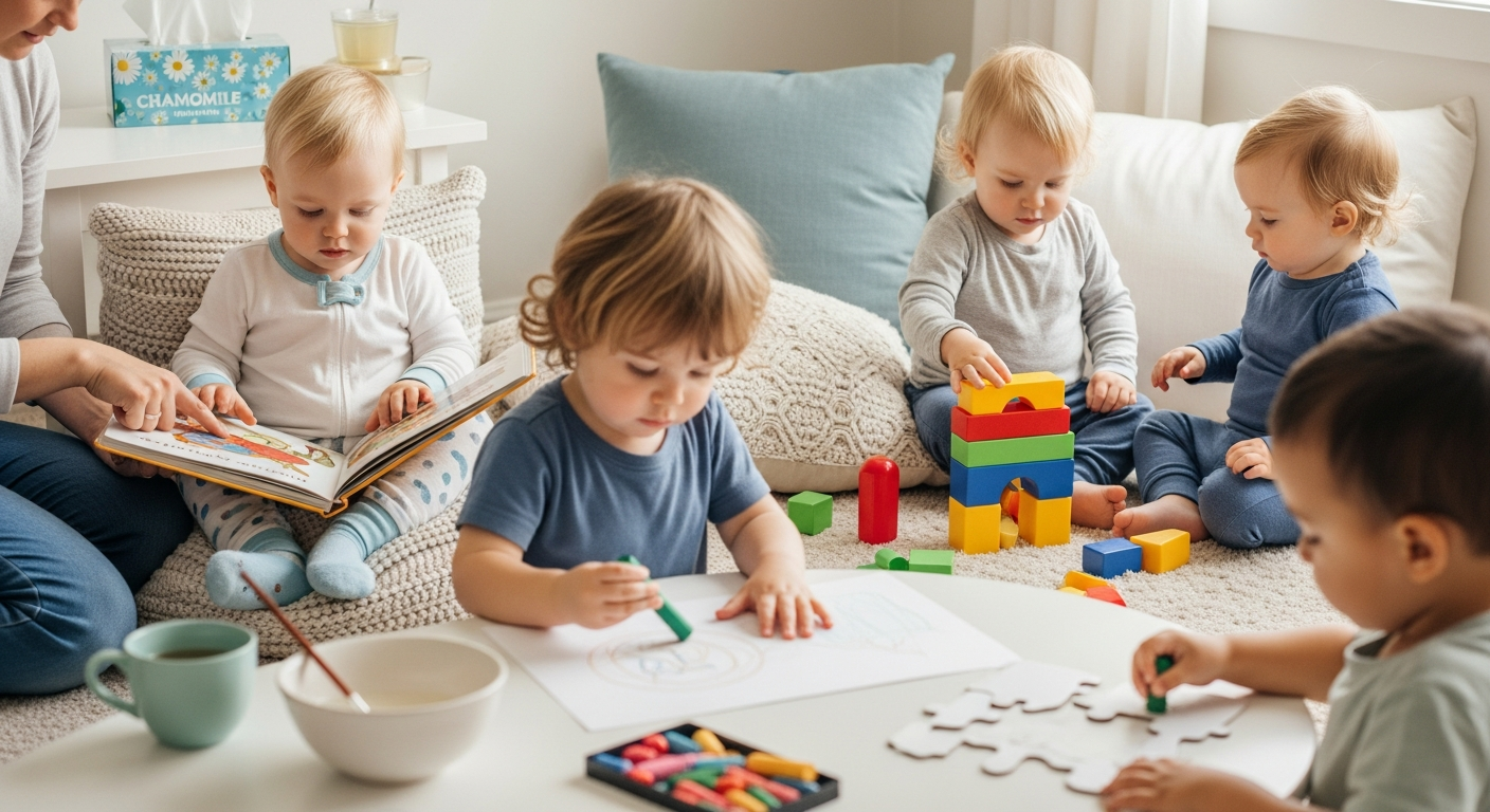 Gentle and Fun Sick Day Toddler Activities for Recovery cover image