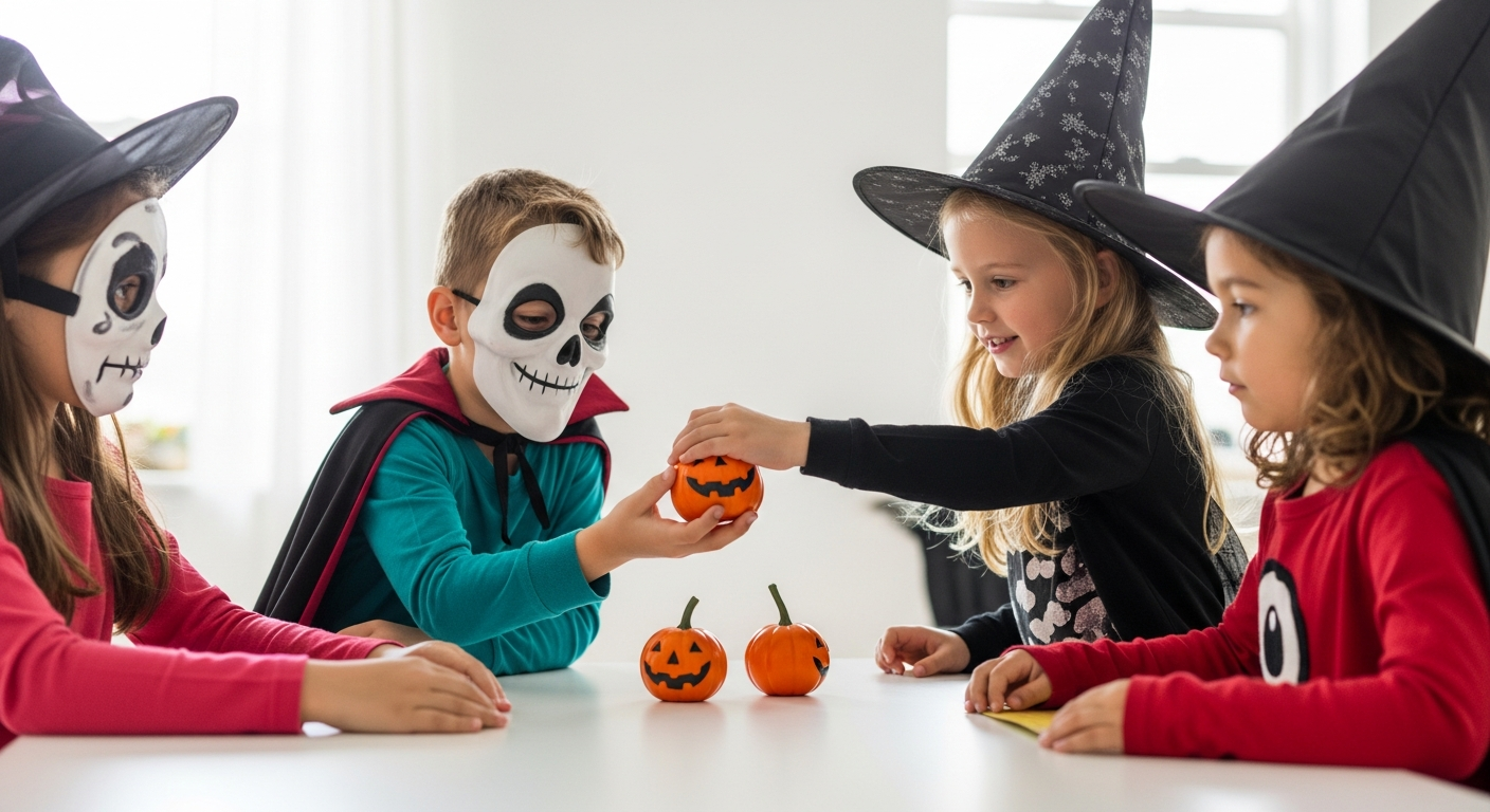 Indoor Halloween Party Games for Kids: Spooky Fun Awaits! cover image