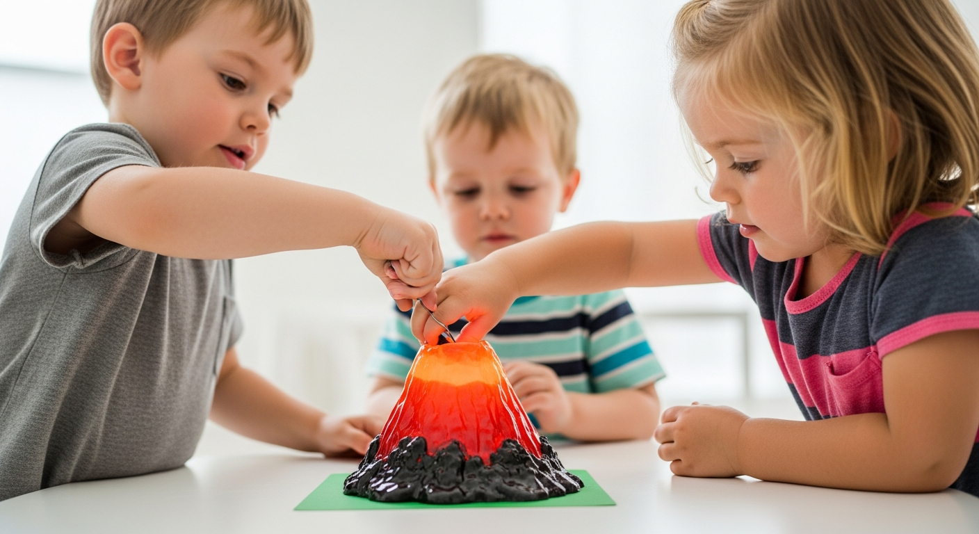 Fun Volcano Toddler Activity: Sensory Play for Speech cover image