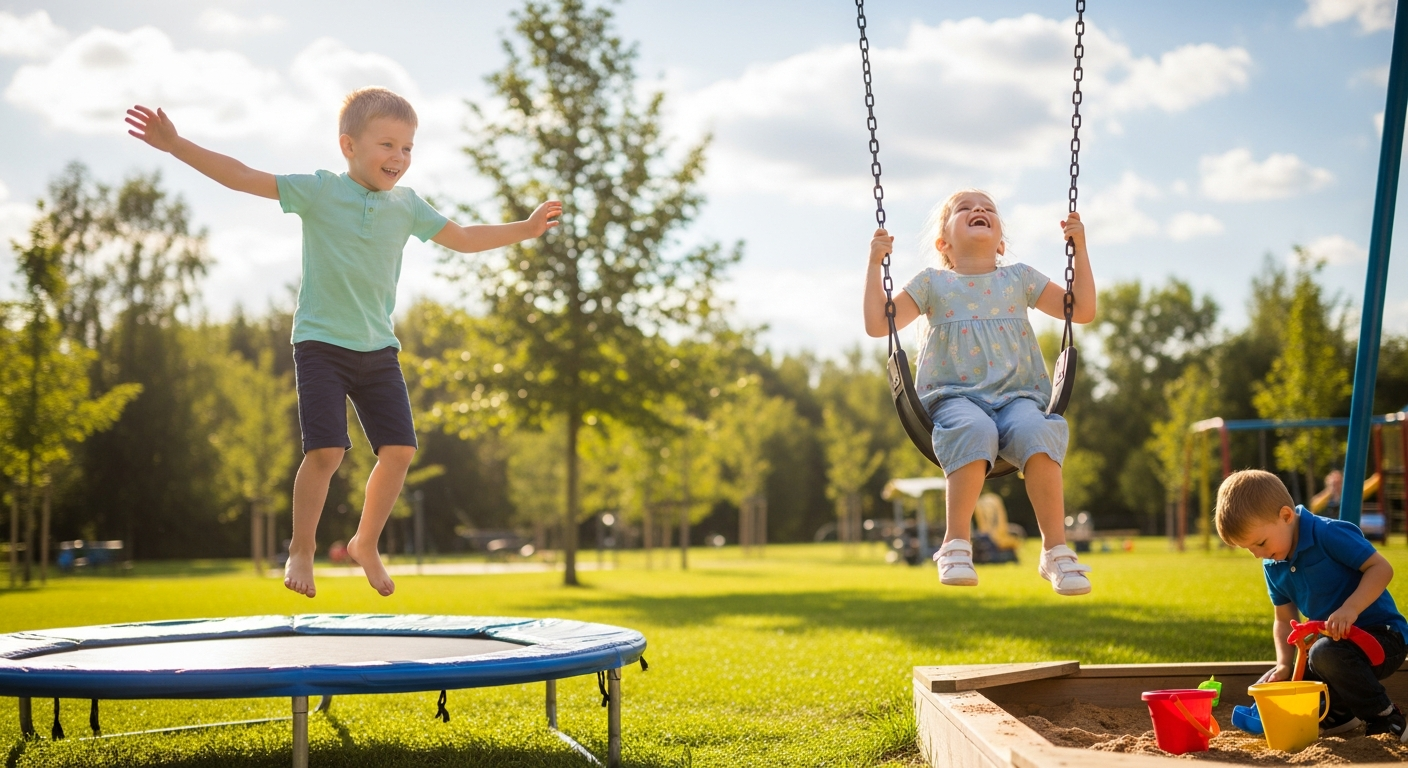 Sunny Days, Happy Voices: Fun Summer Activities for Kids cover image