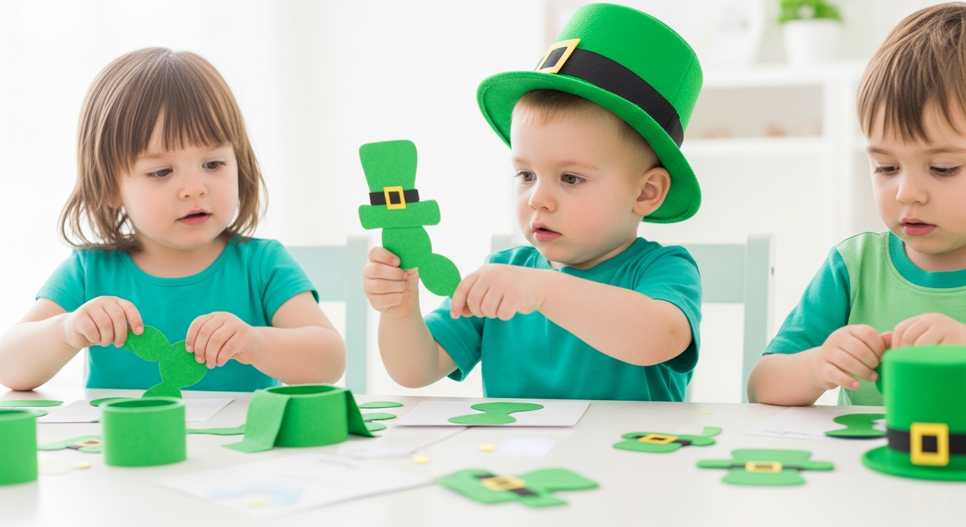 Fun and Educational Toddler St. Patrick's Day Crafts cover image