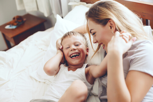smiling-mother-and-son